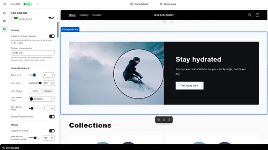 firwood Image Zoom screenshot