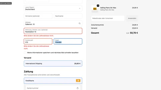 Packstation &amp; Paketshop PLUS screenshot