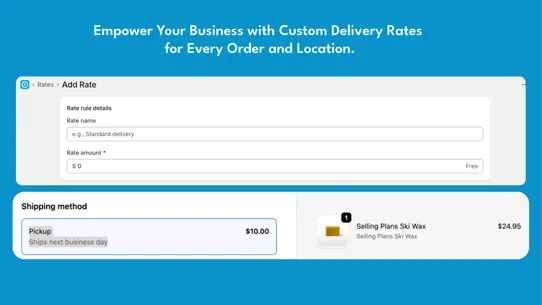 Appstle Pickup &amp; Delivery screenshot