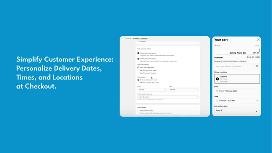 Appstle Pickup &amp; Delivery screenshot