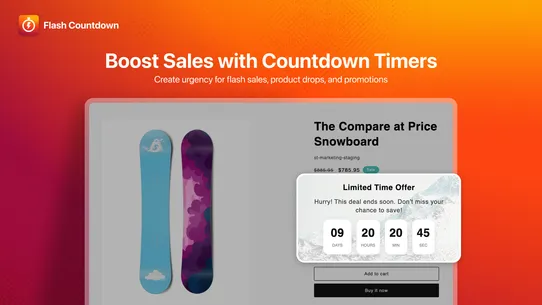 Flash Countdown Timer screenshot