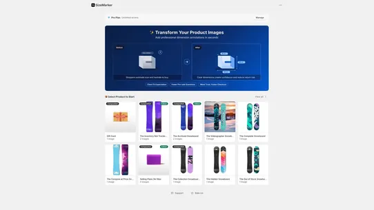 SizeMarker screenshot