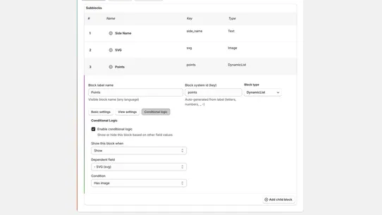 Flexible Nested Metafields screenshot