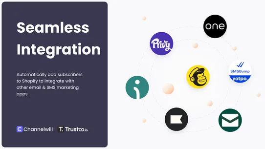 Trustoo Pop ups, Email Popups screenshot