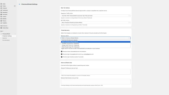 CheckoutShield screenshot