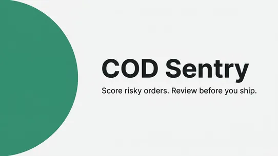 COD Sentry: Order Risk Score screenshot