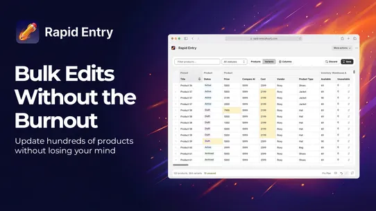 Rapid Entry screenshot