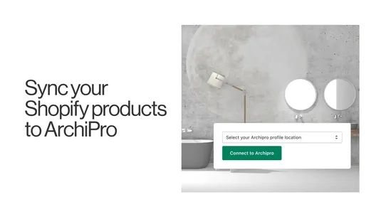 Archipro Product Sync screenshot