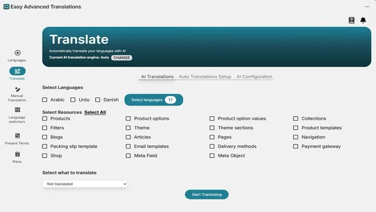 Easy Advanced Translations screenshot