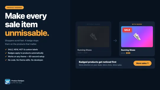 Product Badges by Win‑Win Apps screenshot