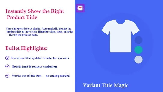 Variant Title Magic screenshot