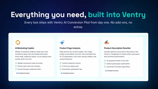 Ventry AI Conversions Booster screenshot