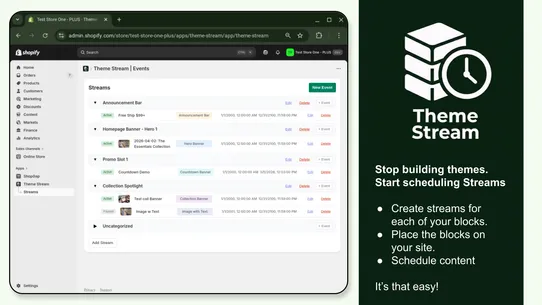 Theme Stream screenshot