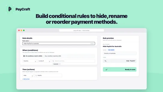 PayCraft ‑ Hide and Rename screenshot