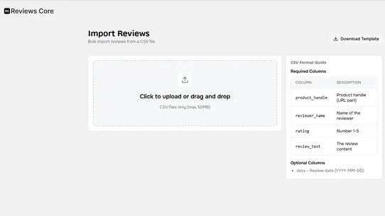 ReviewCore screenshot