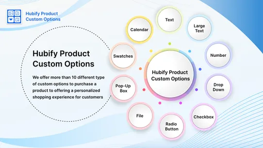 Hubify Product Custom Options screenshot