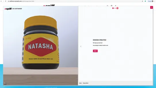 Spiff 3D Product Customization screenshot