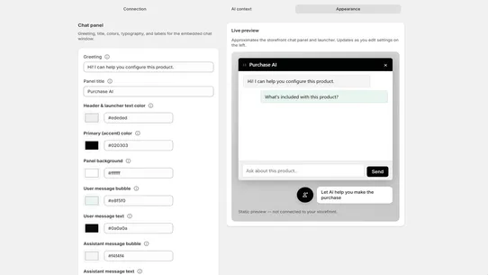 Purchase AI screenshot