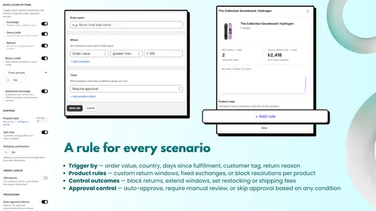 Reloop Returns &amp; Exchanges screenshot