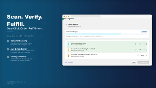 IPK Logistics screenshot
