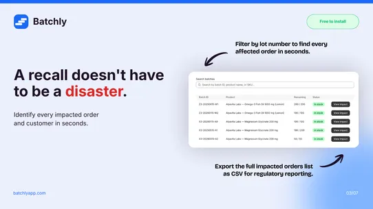 Batchly: Lot &amp; Expiry Tracking screenshot