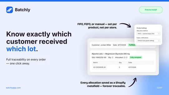 Batchly: Lot &amp; Expiry Tracking screenshot