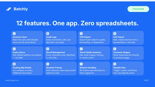 Batchly: Lot &amp; Expiry Tracking screenshot
