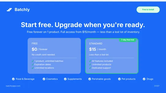 Batchly: Lot &amp; Expiry Tracking screenshot