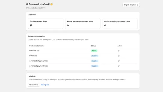 Devnzo Advance COD screenshot