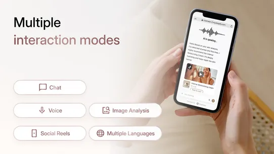 Cosmera AI Chatbot Cosmetics screenshot
