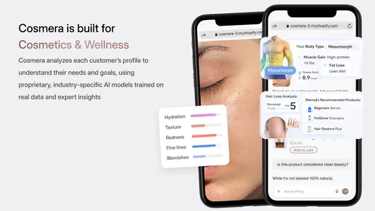 Cosmera AI Chatbot Cosmetics screenshot