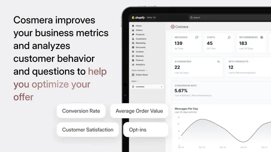 Cosmera AI Chatbot Cosmetics screenshot