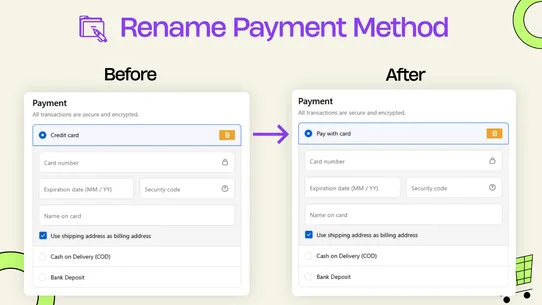 DMJ ‑ Hide &amp; Sort Payments screenshot