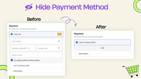DMJ ‑ Hide &amp; Sort Payments screenshot
