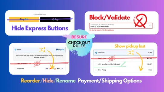 NovaPay Checkout Rules screenshot