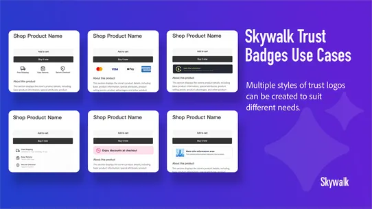 Skywalk Trust Badges screenshot