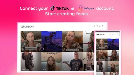 CheckIt ‑ TikTok &amp; Insta Feed screenshot