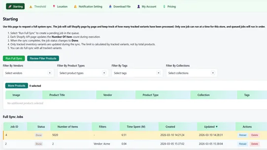 5Pro Stock Notification screenshot