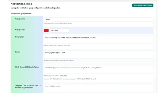 5Pro Stock Notification screenshot