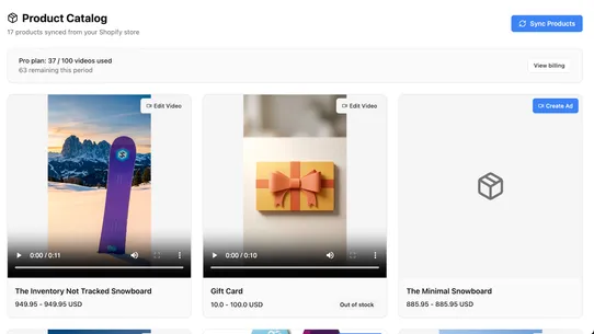 MerchMotion screenshot