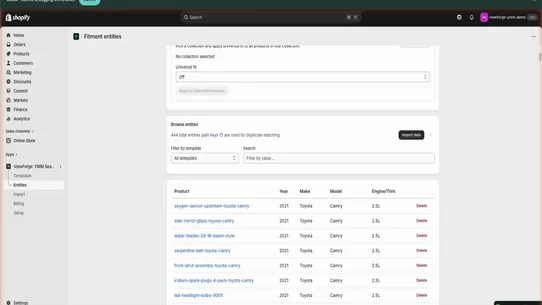 ViewForge: YMM Search &amp; Filter screenshot