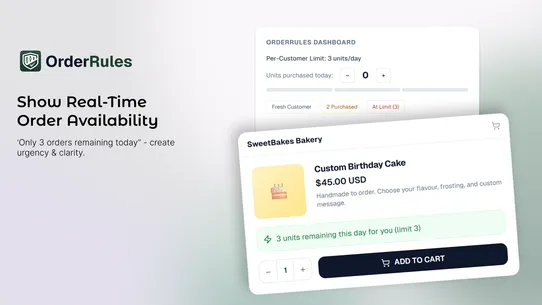 Order Rules ‑ Limit Sales screenshot