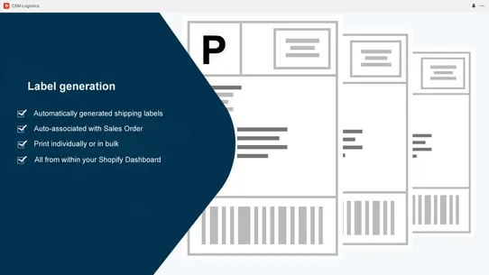 CSM Logistics Fulfilment screenshot