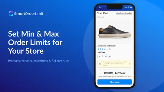 Order Limit Smarter screenshot