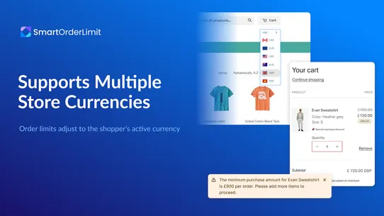 Order Limit Smarter screenshot