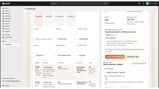 DelayRadar screenshot