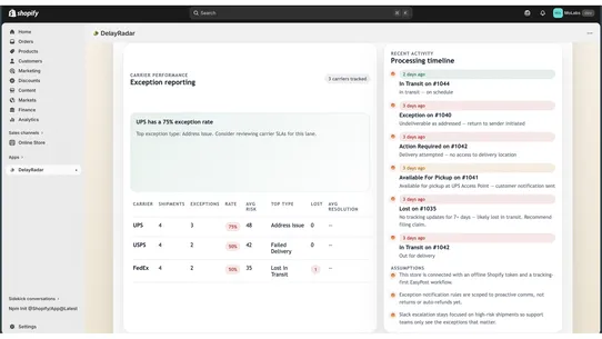DelayRadar screenshot
