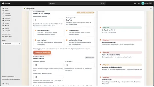 DelayRadar screenshot