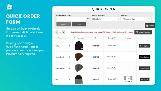 C: Quick Shop screenshot