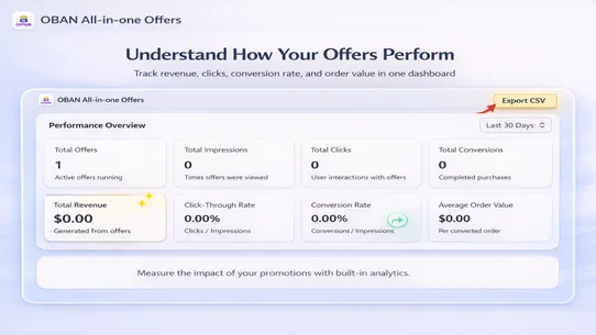 Oban All‑in‑one Offers screenshot